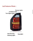 Smoked Led Tail Lights Mitsubishi Pajero Nm Np 2000-2006 Sequential. Fixed Price $393.25.