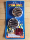 Pro-one Billet Chrome Turn Signal Covers Amber Red Lenses Harley. Fixed Price $75.00.