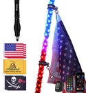 Xprite 4FT Led Rgb Whip Light Flagpole Remote Control For Utv Polaris Rzr Yamaha. Fixed Price $65.59.