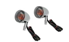 Drag Specialties Chrome Front Bullet 1157 Turn Signal Kit For Harley Davidson. Fixed Price $130.94.