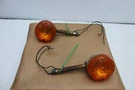 1978 Suzuki GS550 (#405) Front Left Right Turn Signals Light Indicators. Fixed Price $36.00.