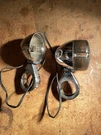 Harley Davidson Sportster Softail Chrome Fork Mount Front Turn Signal Indicators. Fixed Price $28.95.