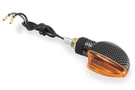 Bikemaster Mini Stalk Turn Signals V Shape Amber/carbon 122-9831 266009 Gray. Fixed Price $30.90.