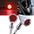 Universal Red 20 Led Chrome Motorcycle Running Turn Signal Tail Light For Harley. Fixed Price $20.95.
