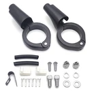 Flat Black Turn Signal Relocation Kit For Harley Fxd Dyna 2008-2017 Front. Fixed Price $39.57.