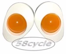 2001-2006 Honda CBR600RR F4I Greggs Custom Flush Signals White Amber Lights. Fixed Price $98.95.