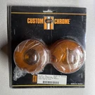 Custom Chrome - Blue Dot Turnsignal Lens 1986 & Up Harley Davidson Xl, Fx, Fxr. Fixed Price $28.00.