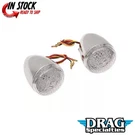 Drag Specialites Chrome Clear Lens Deuce-style Dot Front Turn Signal Kit. Fixed Price $224.59.
