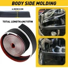 4M Black & Chrome Body Side Molding Universal For Most Of Cars Trucks Suv Oxilam. Fixed Price $29.44.