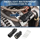 4 Pin Headlight Waterproof Connector Plug For Harley-davidson 1 Set Black. Fixed Price $17.18.