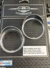 Nos Oem Chrome Suzuki Turn Signal Visor Set 2004 Cruiser 990A0-75013. Fixed Price $50.00.