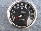 Vintage Style 1 Ratio Motorcycle Speedometer For Harley Fl 20K Miles. Fixed Price $59.95.