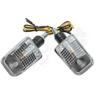 Stalk Turn Signal Clear Black Universal Light Motorcycle Stem Blinker Delta. Fixed Price $14.99.