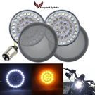 Eagle Lights 2" Led Front Harley Davidson Turn Signals W Halo Drl & Smoke Lenses. Fixed Price $89.99.