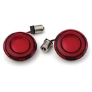 Kuryakyn Tracer L.e.d. Front Turn Signal Insert Red Light Lens 1156. Fixed Price $122.83.