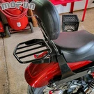 Mofun Sissy Bar Backrest W/ Luggage Rack For Harley 2010-2017 Dyna Fxdf Fxdwg. Fixed Price $114.99.