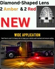 Partsam 4PCS Combo Amber & Red Led Watermelon Marker Lights For Truck Rv New. Fixed Price $73.99.