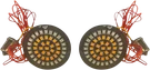 Custom Dynamics GEN-4-AR2-1156 CLUSTERS2 Led Turn Signal Inserts Ambe.... Fixed Price $117.65.
