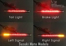 33-SMD Led Bar Brake Tail Light & Left/right Turn Signal Lamp For Suzuki Moto. Fixed Price $29.95.