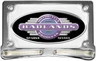 Badlands Whiskers Motorcycle Licence Plate Frame Horz Amber Turn Signals, Chrome. Fixed Price $95.99.