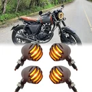 4X Turn Signal Amber Led Blinker For Suzuki GN125 GN150 GN250 GN400 Cafe Racer. Fixed Price $27.51.