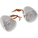 Drag Specialties 2020-0276 Front Deuce-style Dot-approved Turn Signal Kit.... Fixed Price $224.59.