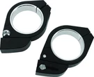 Bikemaster Billet Turn Signal Mounts 41-43MM Fork Tube Polished 152585. Fixed Price $91.99.