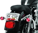 Kuryakyn Deep Dish Bezel With Red Lens For Harley-davidson Bullet Turn Signals. Fixed Price $60.99.