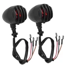 Black Halogen Motorcycle Bullet Red Blinker Running Turn Signals Tail Rear Light. Fixed Price $17.09.