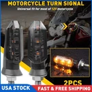 2X Mini Motorcycle Led Turn Signals Blinker Light Indicator Amber Lamp Universal. Fixed Price $9.99.