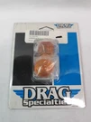 New Drag Specialties Pack Of Amber Lens For DS282040/1 Part# DS-282045. Fixed Price $10.44.