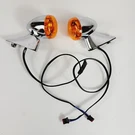 Harley-davidson 15-23 Road Glide Chrome Bullet Led Amber Turn Signals Oem. Fixed Price $142.49.