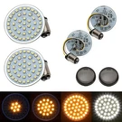 Hogworkz? Sequentialz Led Front Turn Signals For Harley 1157 Bullet Lens. Fixed Price $94.98.
