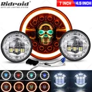 7" Inch Led Headlight +4.5" Passing Lights For Harley Davidson Touring Road King. Fixed Price $70.99.