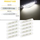 10X White Led Side Marker Lights Bullet Clearance Truck Trailer Wateproof. Fixed Price $12.99.