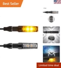 High Brightness Led Turn Signal Lights - Waterproof Aluminium Alloy, 12V, 2PCS. Fixed Price $56.99.