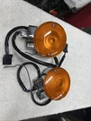 2 Harley Daviddson Turn Signal Blinkers Amber Single Filament. Fixed Price $25.00.