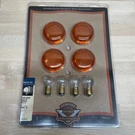 Harley Davidson Motorcycle Bullet Turn Signal Lens & Bulbs 69304-02. Fixed Price $17.46.