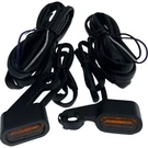 Drag Specialties Marker Lights Black Amber Lens '04-'13 Xl 2040-3056. Fixed Price $116.43.