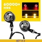 4PCS Led Drl Turn Signal Running Light Amber Red Brake Blinker Indicator Black. Fixed Price $59.55.