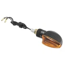 Bikemaster Universal Mini-stalk Turn Signals Carbon 2-5/8" 122-9831. Fixed Price $33.68.