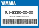 Yamaha Genuine Front Flasher Light Assy 1US-83310-00-00. Fixed Price $123.19.
