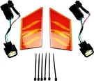 Show Chrome Gold Aura Turn Signal 44-112. Fixed Price $128.99.