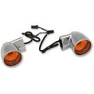 Drag Specialties 2020-1378 Chrome Rear Bullet-style Turn Signals For Harley. Fixed Price $147.61.