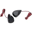 Alloy Art Led Turn Signal Black Smoke/red Lens MRL-2B. Fixed Price $245.95.