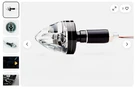 Motogadget Mo.blaze Cone Left (handle Bar Turn Signal) Black (6001021). Fixed Price $143.00.