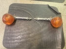 1974 1975 Honda Cb 125 Front Turn Signals Blinkers. Fixed Price $40.00.