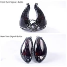 Front + Rear Turn Signal Smoke Lens Bulbs Fit Suzuki 2008-2019 Hayabusa GSXR1300. Fixed Price $74.05.