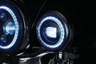 Kuryakyn Orbit Vision 4-1/2IN. Led Passing Lamps With White Halo Pair 2466. Fixed Price $149.42.