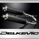 Honda RVT1000R 2000-2001 Delkevic Slip 18" Oval Carbon Exhaust Muffler Kit. Fixed Price $540.99.